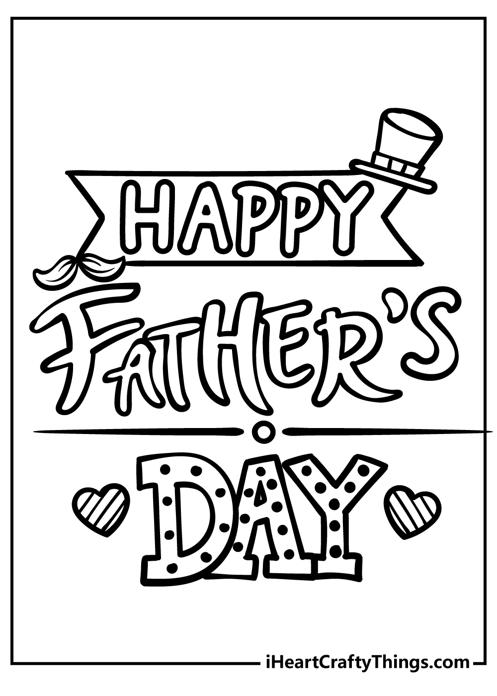 Fathers day coloring pages free printables