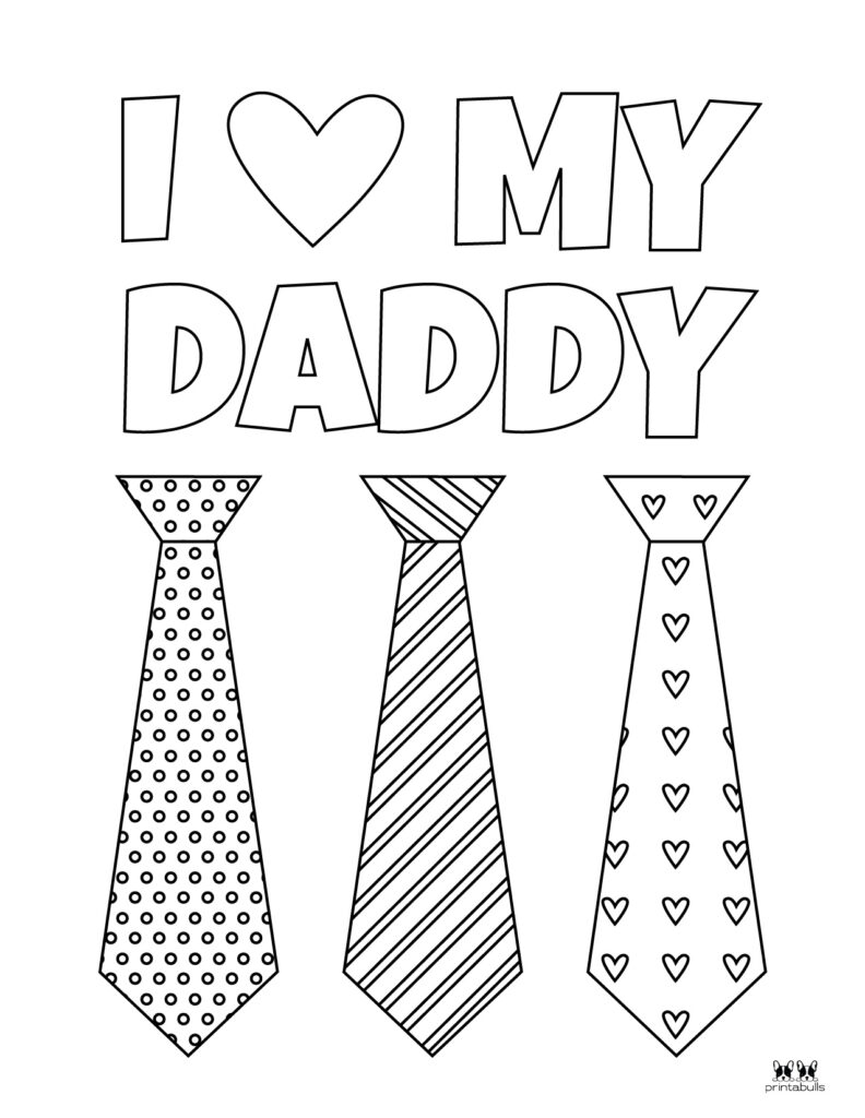 Fathers day coloring pages