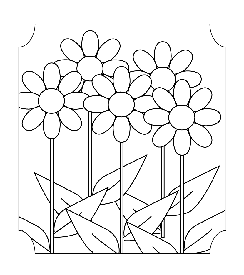 Daisy pages â printable pages