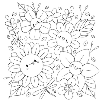 Daisy coloring printable images