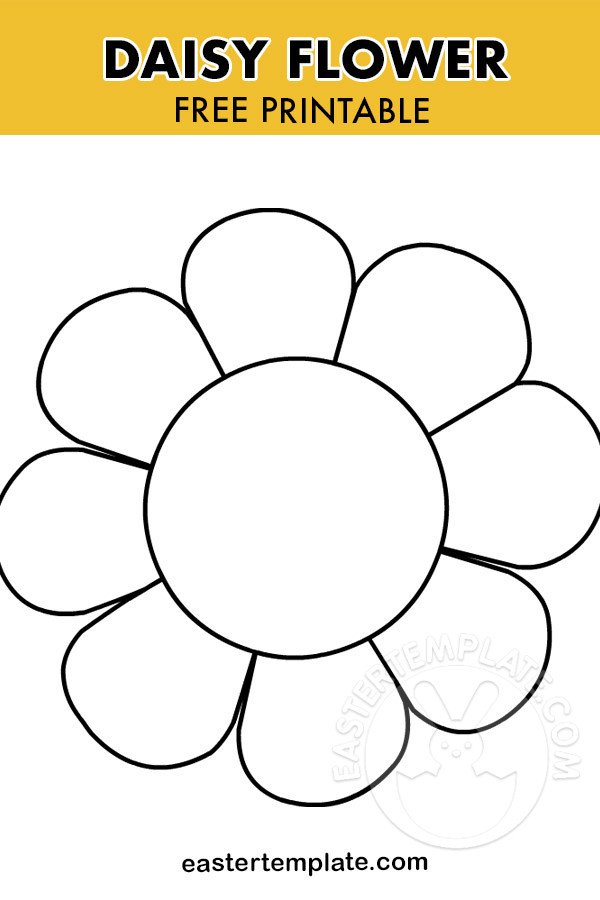 Daisy flower template