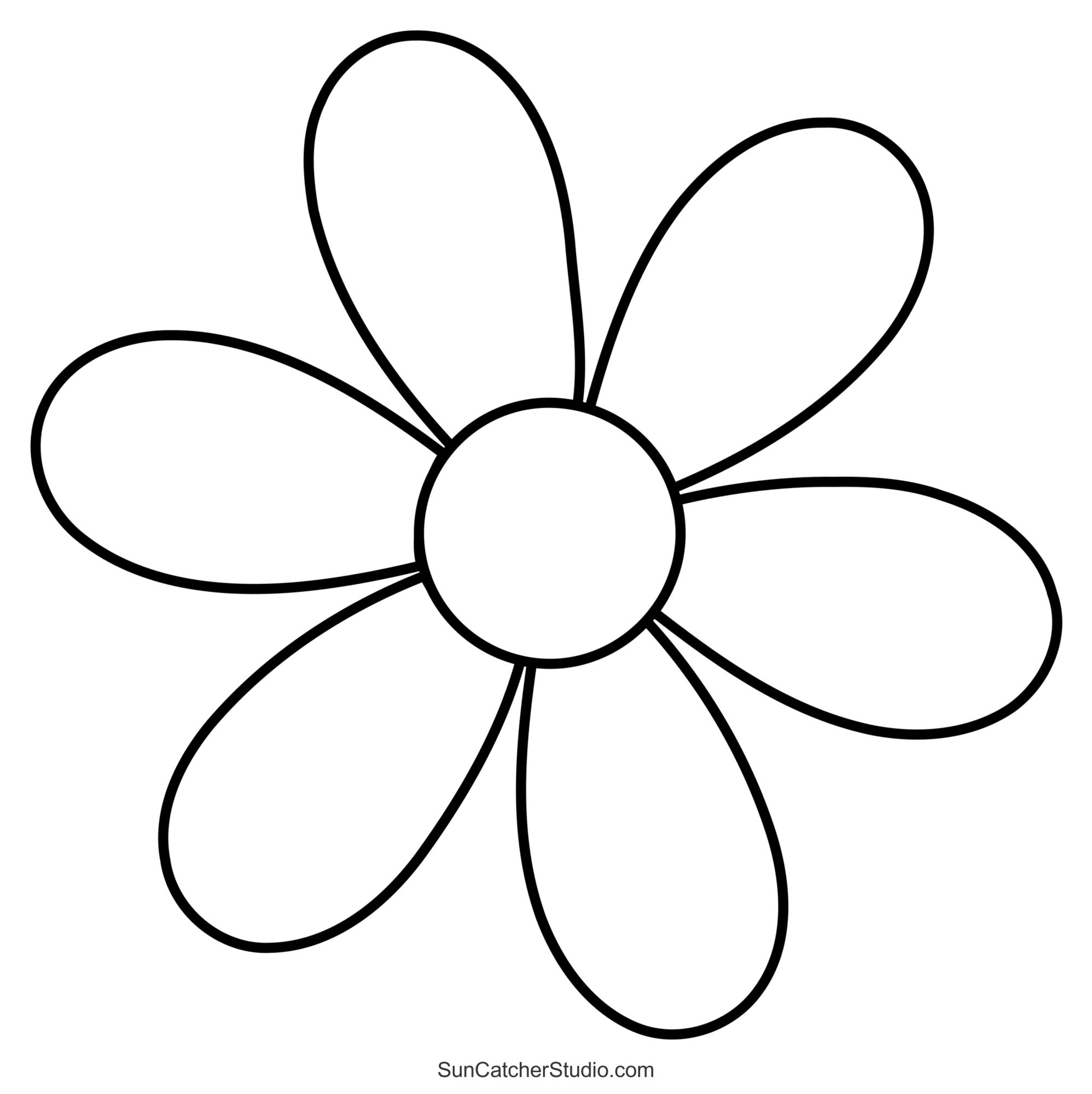 Flower templates patterns svg files printable stencils â diy projects patterns monograms designs templates