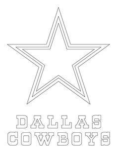 Dallas cowboys logo coloring page from nfl category select from printable crafts of cartoons natâ dallas cowboys dallas cowboys logo dallas cowboys star