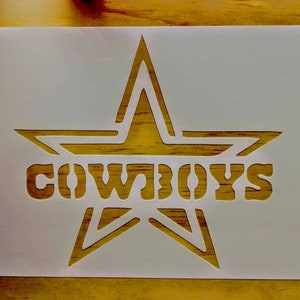 Dallas cowboys stencil