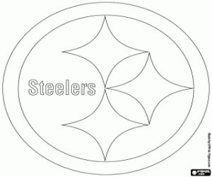 Nfl logos coloring pages printable games pittsburgh steelers logo football coloring pages nfl logo