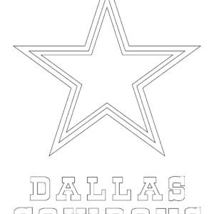 Dallas cowboys coloring pages printable for free download