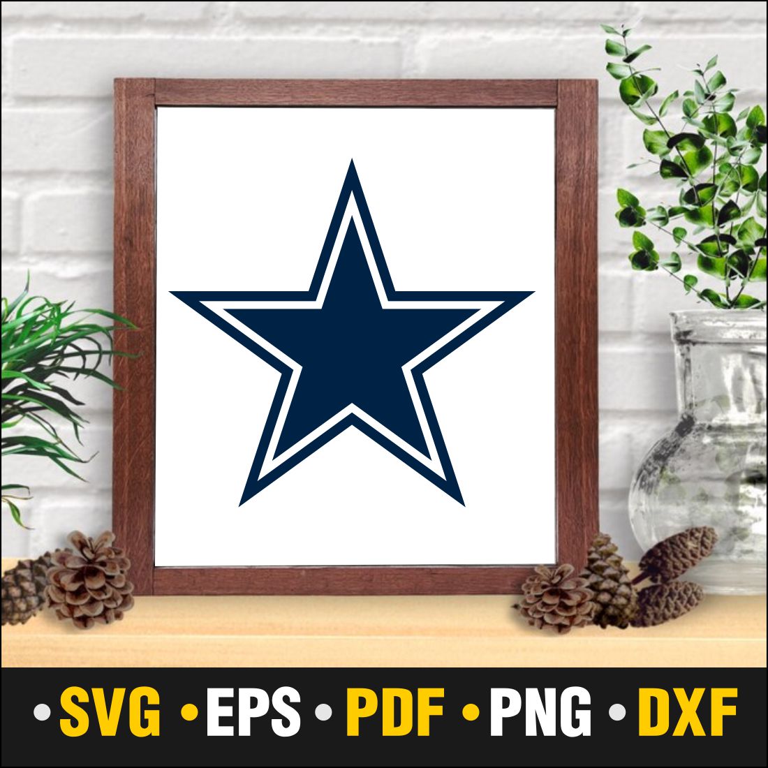 Dallas cowboys svg cowboys svg vector cut file cricut silhouette pdf png dxf decal sticker stencil vinyl