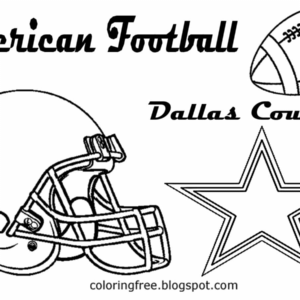 Dallas cowboys coloring pages printable for free download