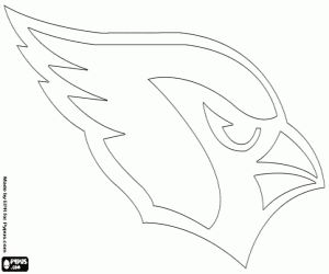 Nfl logos coloring pages printable games coloring pages arizona cardinals holiday logo