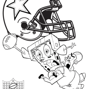 Dallas cowboys coloring pages printable for free download