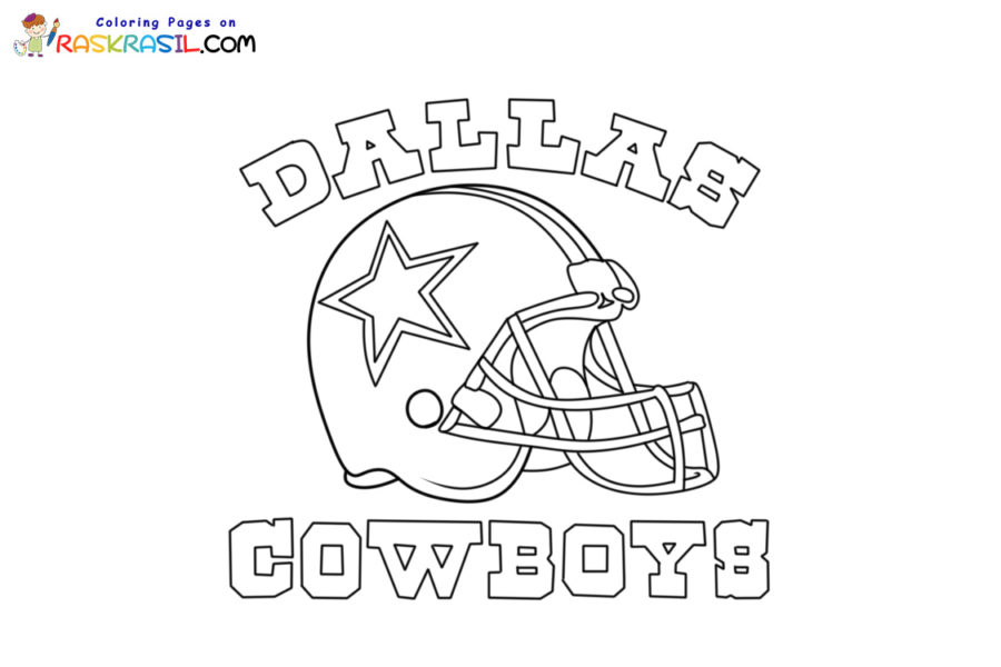 Dallas cowboys coloring pages