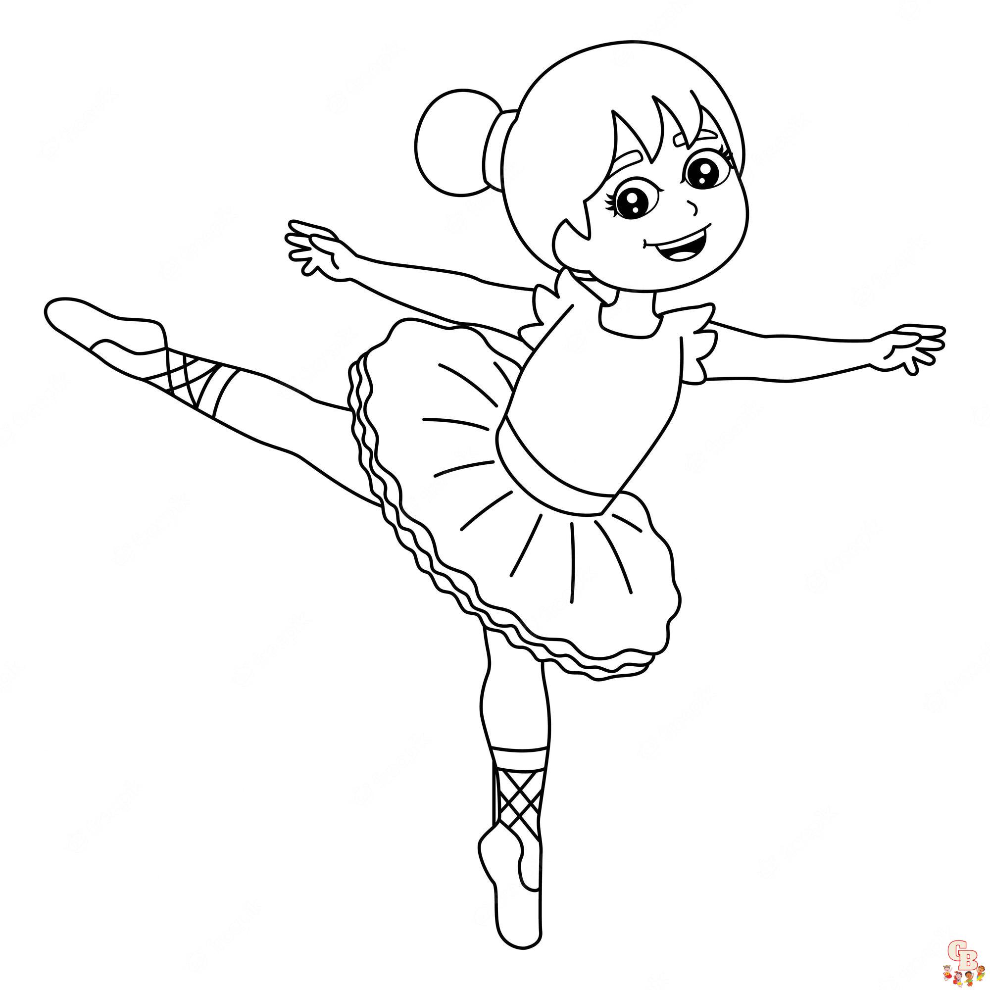 Dance coloring pages