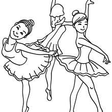 Dance coloring pages