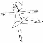 Dance coloring pages