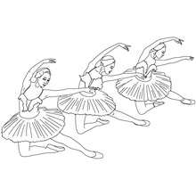 Dance coloring pages