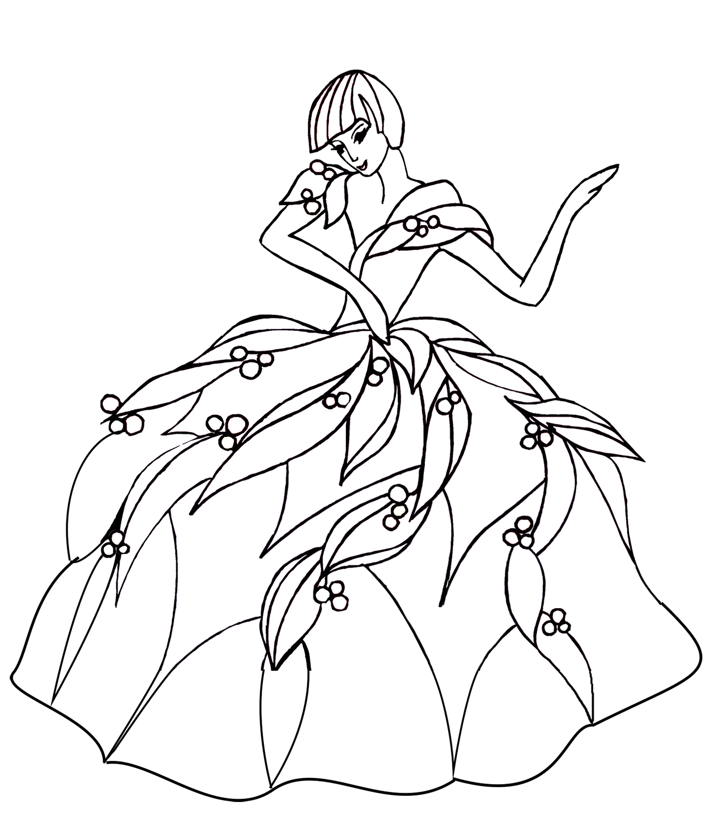 Dance coloring pages