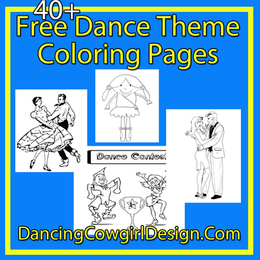 Dance coloring pages