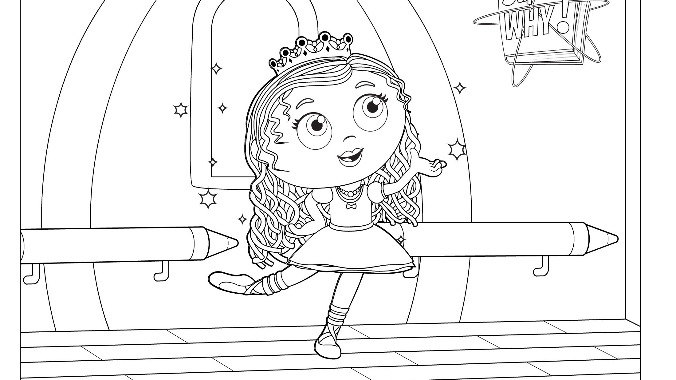 I love to dance coloring page kids coloringâ kids for parents