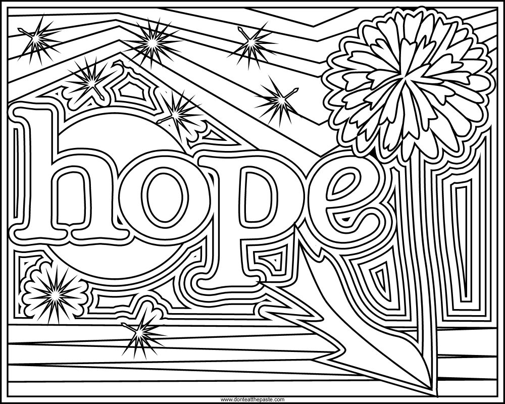 Dont eat the paste new coloring page