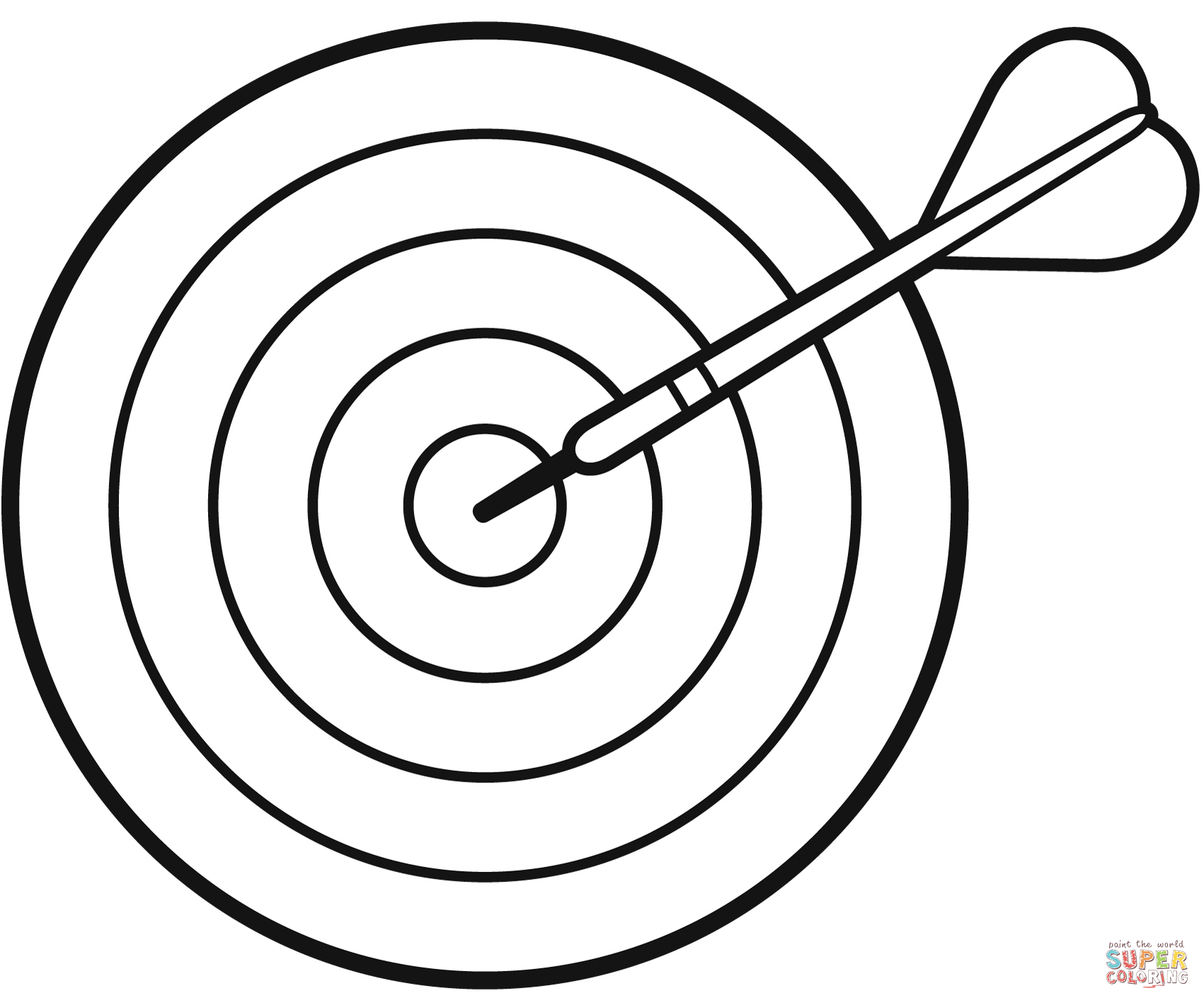 Darts coloring page free printable coloring pages