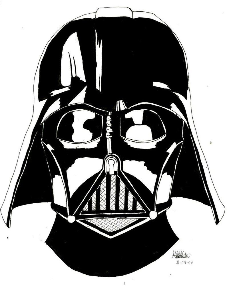 Darth vader mask art