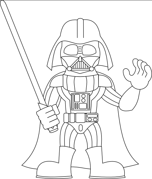 Darth vader coloring pages