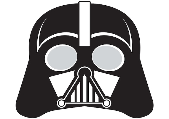 Darth vader printable mask digital download