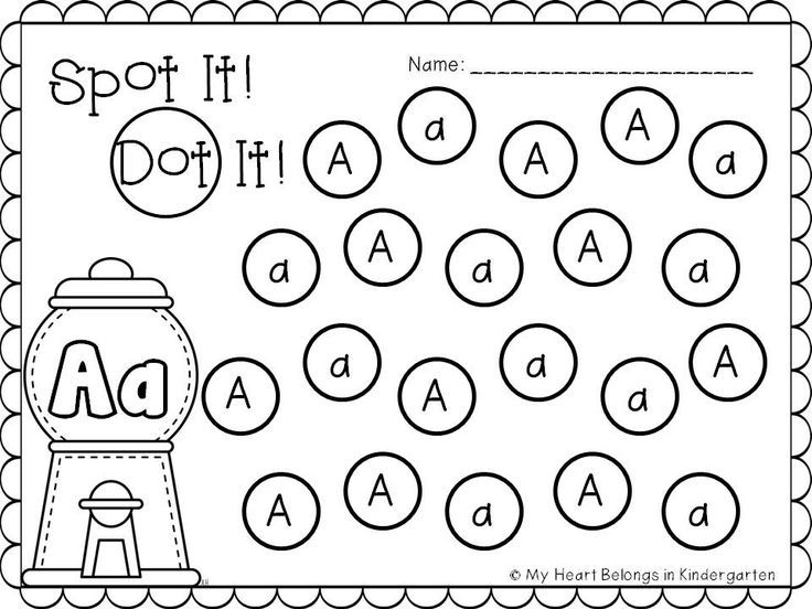 Bingo dauber printables letter recognition worksheets bingo dauber letter recognition