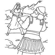 Top david and goliath coloring pages for your little ones