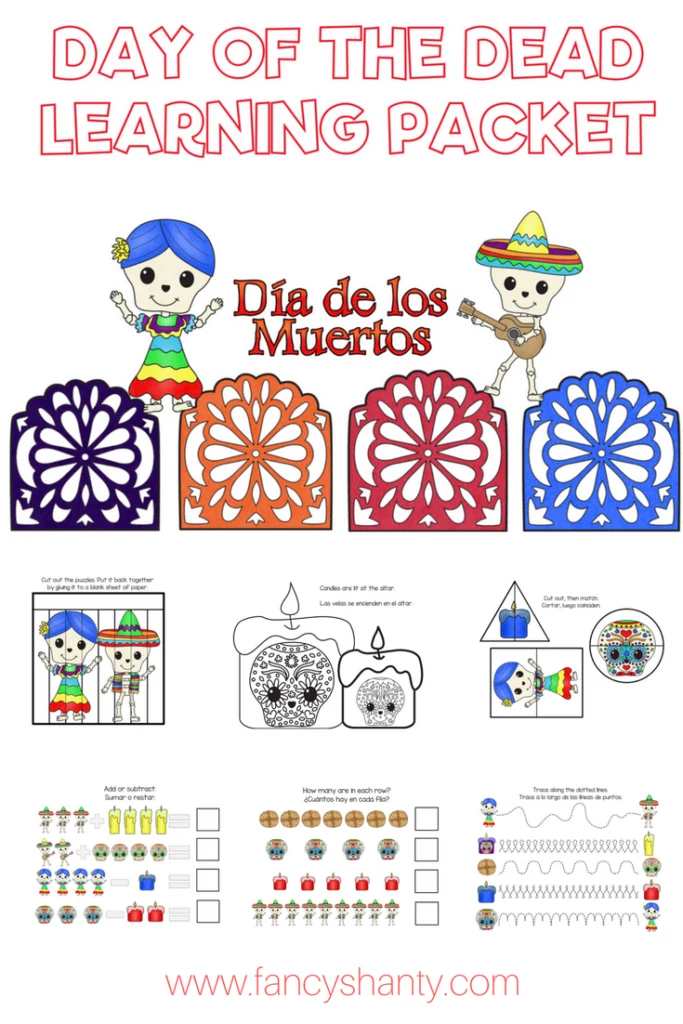 Free early education dia de los muertos printables fun and educational activities for kids