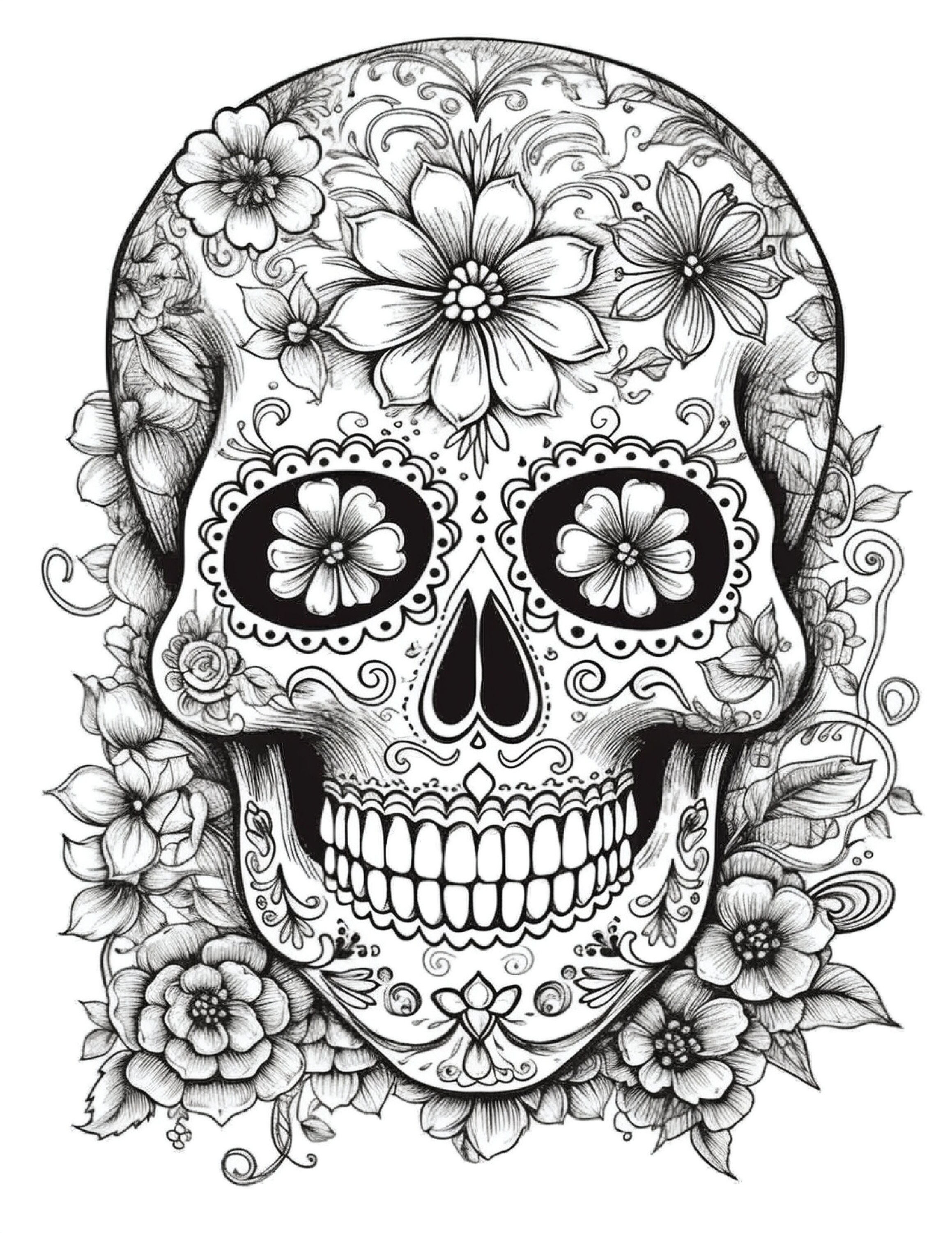 Los muertos coloring