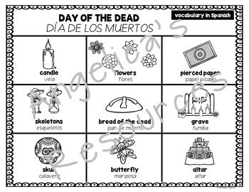 Day of the dead activity dia de los muertos coloring pages