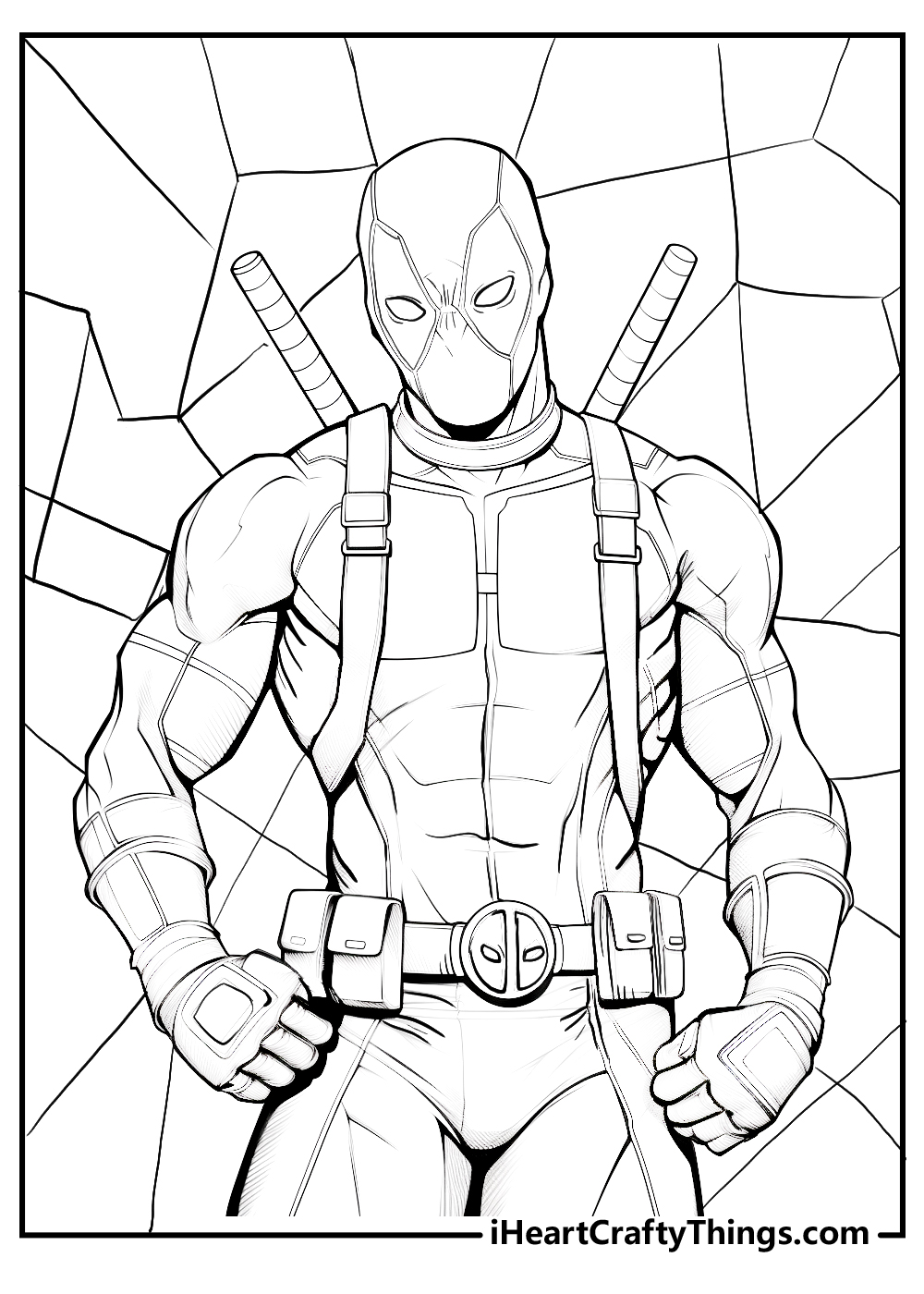 Printable deadpool coloring pages updated