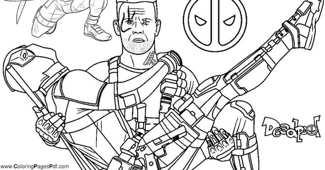 Free deadpool coloring pages rcoloringpagespdf