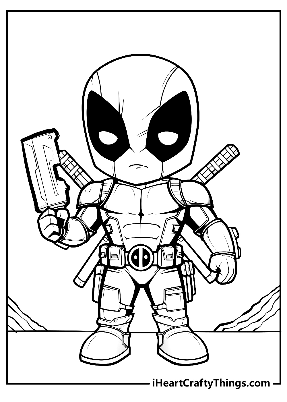 Printable deadpool coloring pages updated