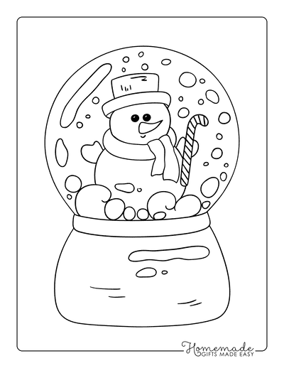 Free printable winter coloring pages for kids adults