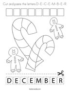 December coloring pages