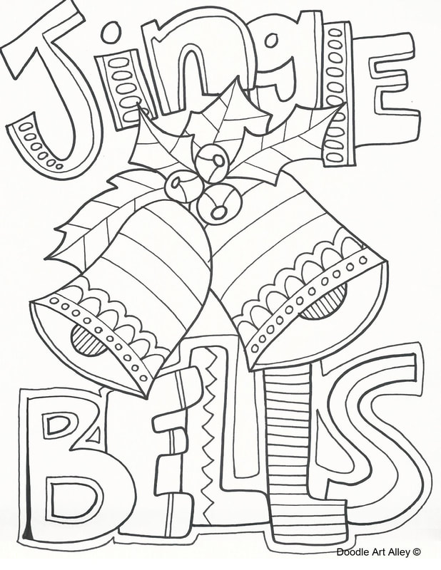 December coloring pages