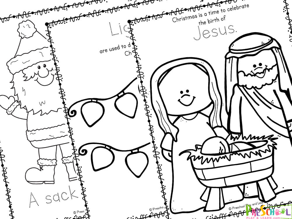 Ð free printable december holiday coloring pages for kids