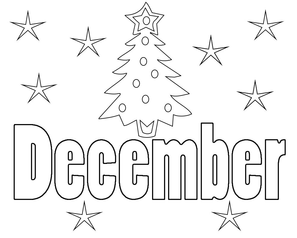 December coloring pages kindergarten coloring pages preschool coloring pages free kids coloring pages