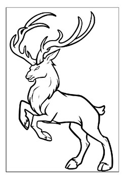 Engage your childs imagination with our printable deer coloring pages for kids