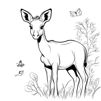 Page deer coloring page printable images