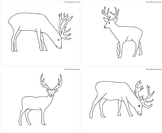 Free printable deer coloring pages for kids â