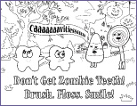 Free kids dental coloring pages activities and charts dental