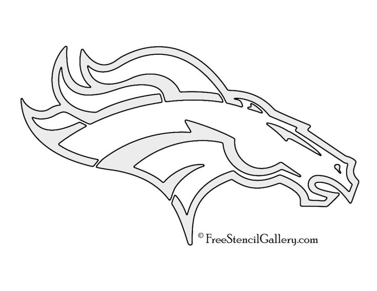 Nfl denver broncos stencil free stencil gallery nfl denver broncos broncos logo broncos