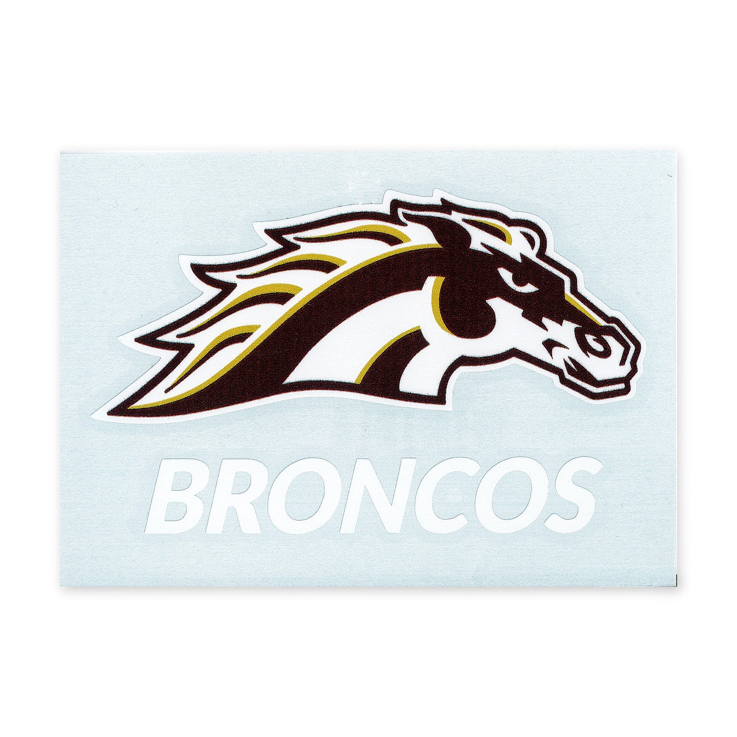 Broncos spirit mark decal â the spirit shoppe