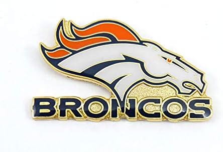 Aminco nfl denver broncos team logo pin team color nfl