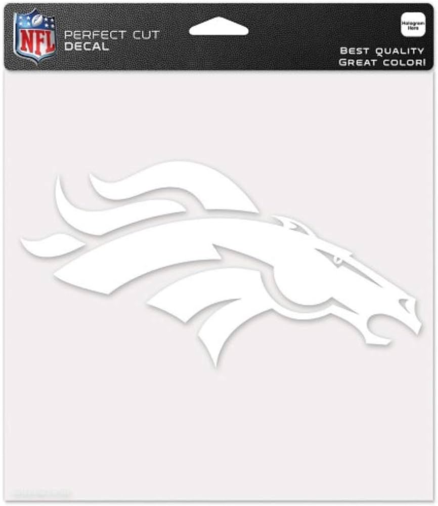 Nfl denver broncos wcr perfect cut decals x automotive decals sports outdoors