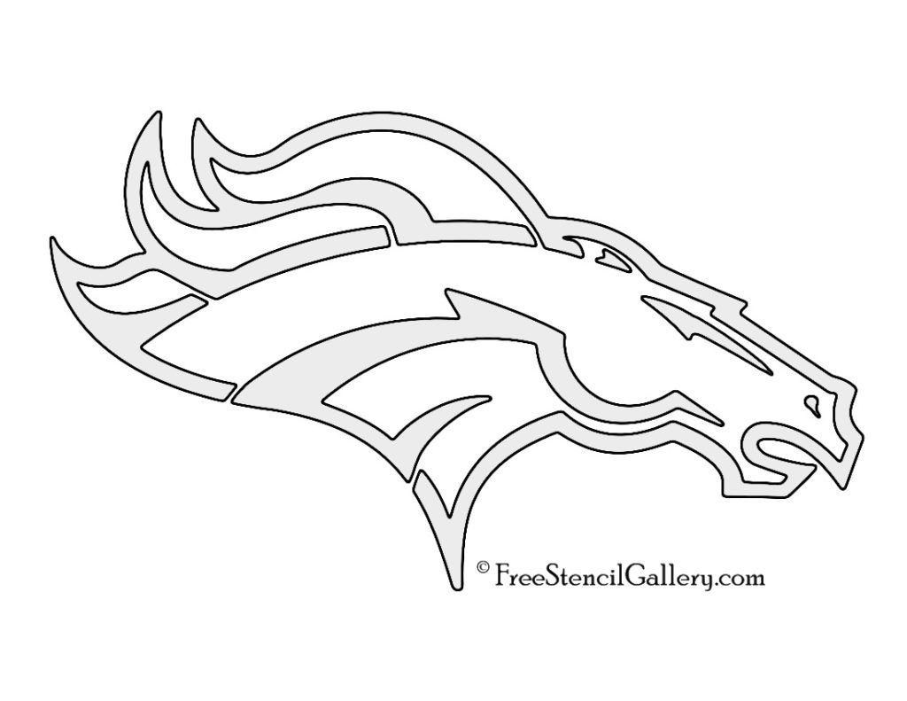 Nfl denver broncos stencil free stencil gallery nfl denver broncos broncos logo broncos