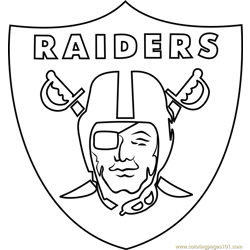 Football logos coloring pages for kids